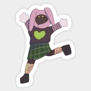 Happy mallgoth Sticker